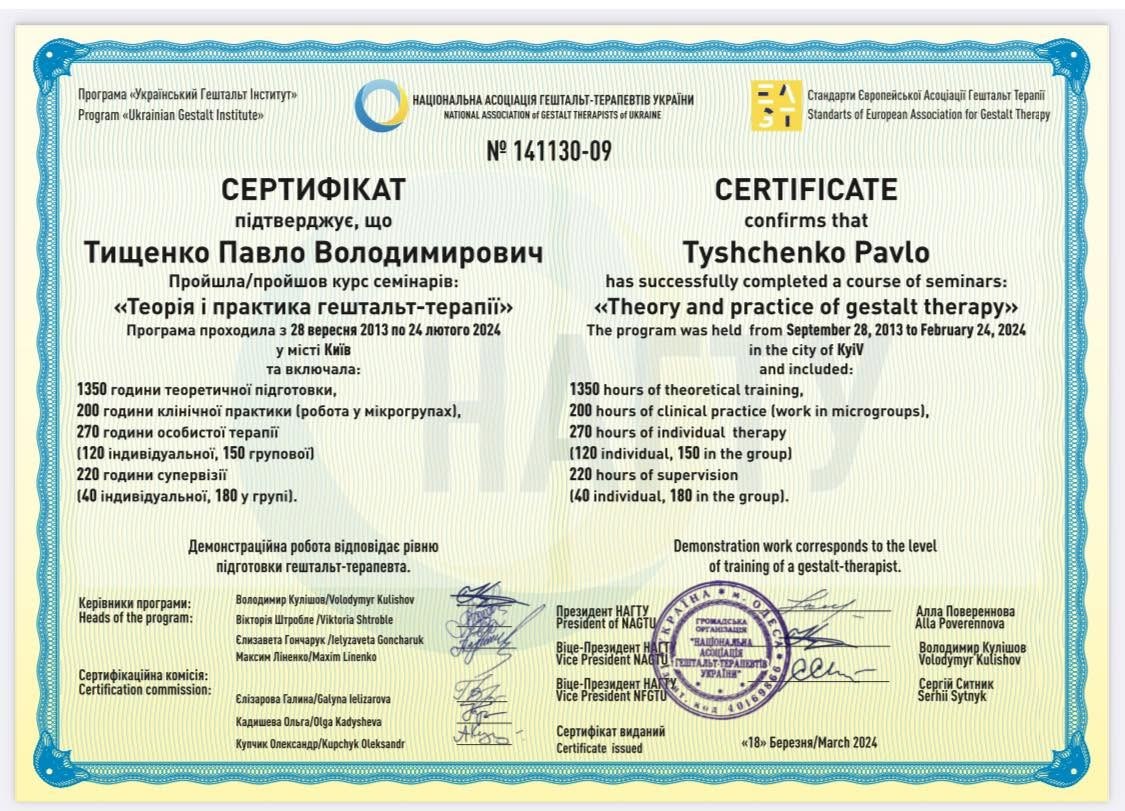 Курс теорія і практика гештальт-терапії